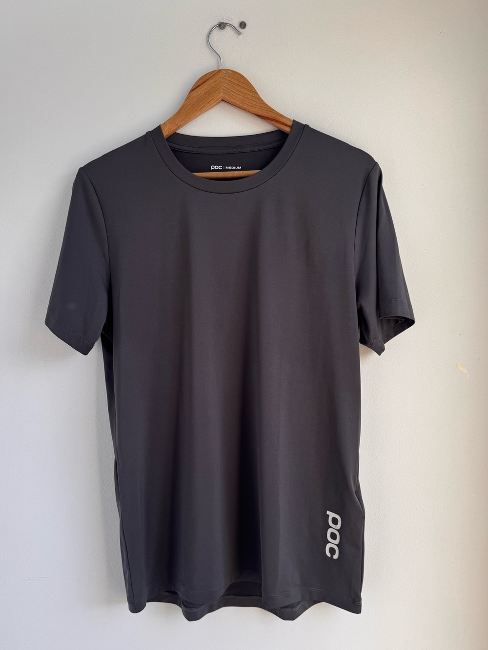 POC Cycling Men's Dark Gray Performance T-Shirt Size Medium